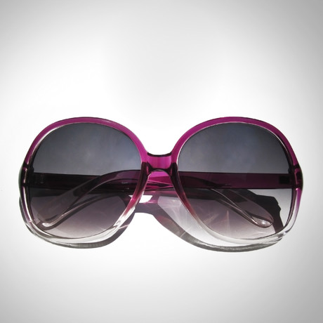 Oversized Sunglasses Violet