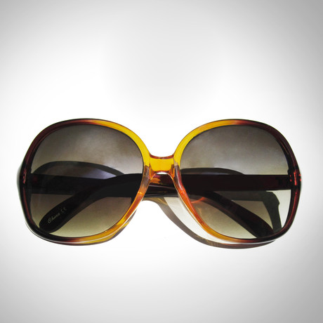 Oversized Sunglasses Red-Orange