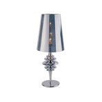 Contemporary Table Lamp // Silver