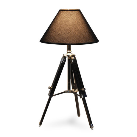 Tripod Table Lamp // Black Navy