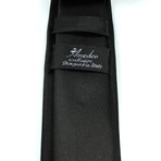 Narrow Tie Solid Black