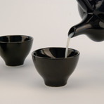 2 Moon Bowls (1 black + 1 white)