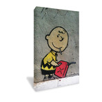 Charlie Brown, Smoking with Gas (18"L x 26"H)