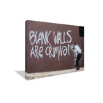 Blank Walls Are Criminal (26"L x 18"H)