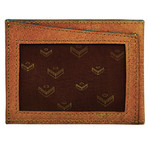 Clearcut Front Pocket Wallet Brown