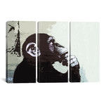 The Thinker Monkey // Banksy (26"W x 18"L x 0.75"D)