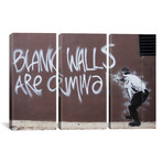 Blank Walls Are Criminal (26"L x 18"H)