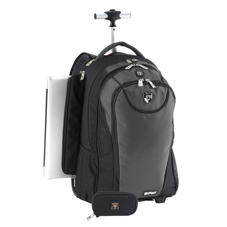 Rolling Backpack Gray