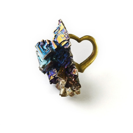 "Bismuth = Love" Necklace Iridescent