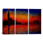 Sunset in Venice by Claude Monet (26" x 18")