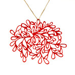 Vines Pop Out Pendant Red