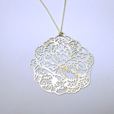 Garden Pop Out Pendant Silver