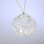 Garden Pop Out Pendant Silver