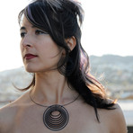 Concentric Pendant Black