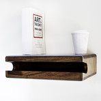 Bike Shelf - 1 3/4" (Walnut, Dark Blue)