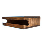 Bike Shelf - 1 3/4" (Walnut, Dark Blue)