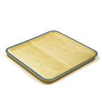 Large Maple Plate (Maple, Dark Blue)