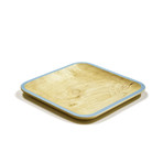 Small Maple Plate (Maple, Dark Blue)