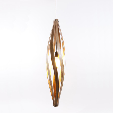 Cocoon Pendant Light  (47" High x 10" Diameter)