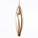 Cocoon Pendant Light  (47" High x 10" Diameter)