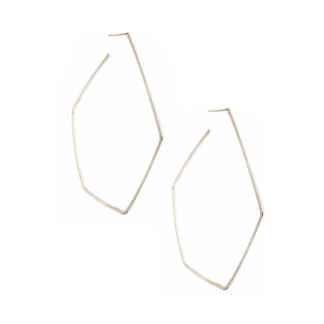 FORME Hoop Earrings 501 in Sterling Silver