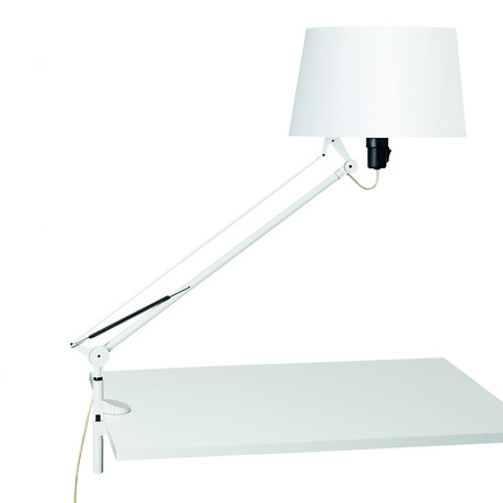 Lektor Clip On Lamp White 