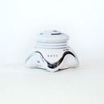 NOVA Portable Speaker // White & Chrome