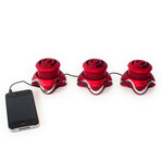 NOVA Portable Speaker, 3 Pack // Red & Chrome  