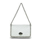 Soft Bubble Clutch White