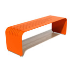 Lines Bench  (Orange Satin)