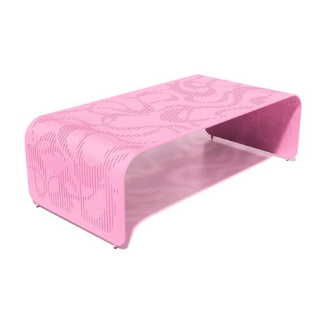 Orikami Cocktail / Low Table (Pink Satin)