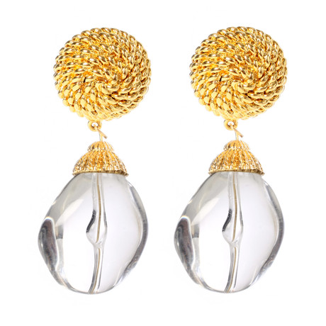 Riviera Lucite Drop Earrings