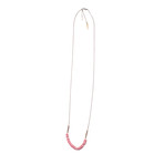 Pink Trade Bead Necklace