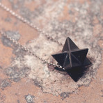 Black Jasper Merkaba Necklace