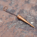 Single Brass Spike Earring