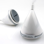 Horn USB Stereo Speakers White