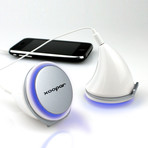 Horn USB Stereo Speakers White