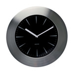 Wall Clock Nia Station - Polished Steel