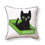 Kitty Litter Pillow