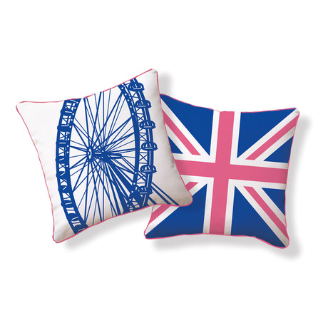 London Ferris Wheel Pillow