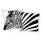 Zebra & Stripes Pillow