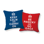 Keep Calm and Carry On Pillow