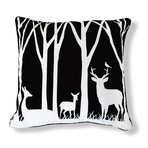 Day & Night at the Forest Pillow