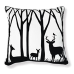 Day & Night at the Forest Pillow