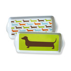 Happy Hot Dog Dessert Trays Set of 4