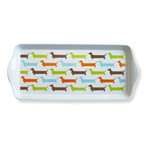 Happy Hot Dog Dessert Trays Set of 4