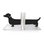Modern Doxie Bookend