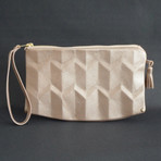 Zigzag Wristlet // Gold