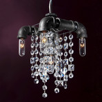 Tribeca Collection Five-Bulb Compact Chandelier