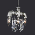 Tribeca Collection Three-Bulb Pendant